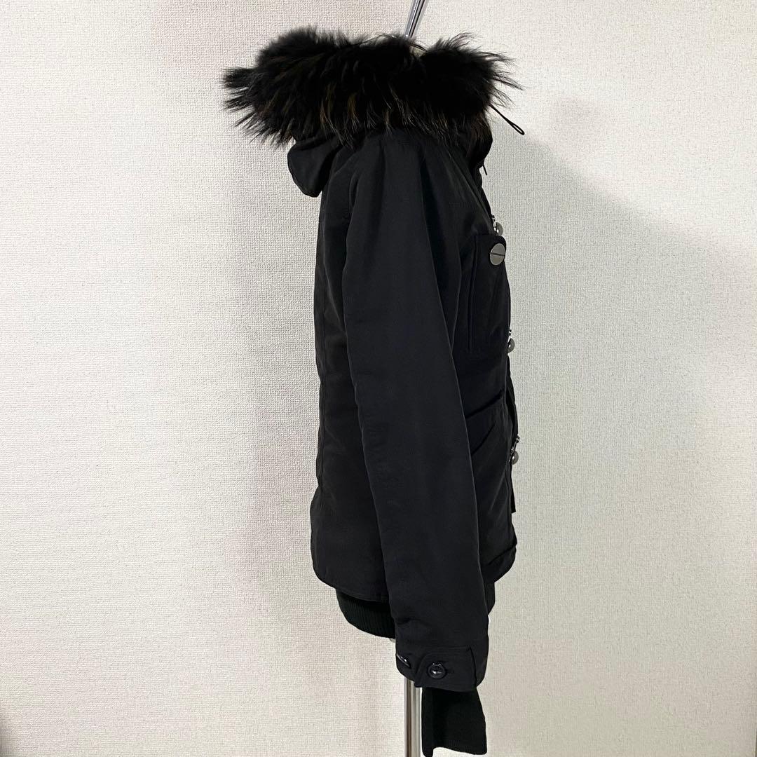 希少 y2k SLY ファー付き モッズコート 平成ギャル グランジ ブラック