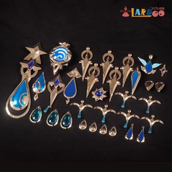 原神 フリーナ 黒ver コスプレ衣装(豪華版)