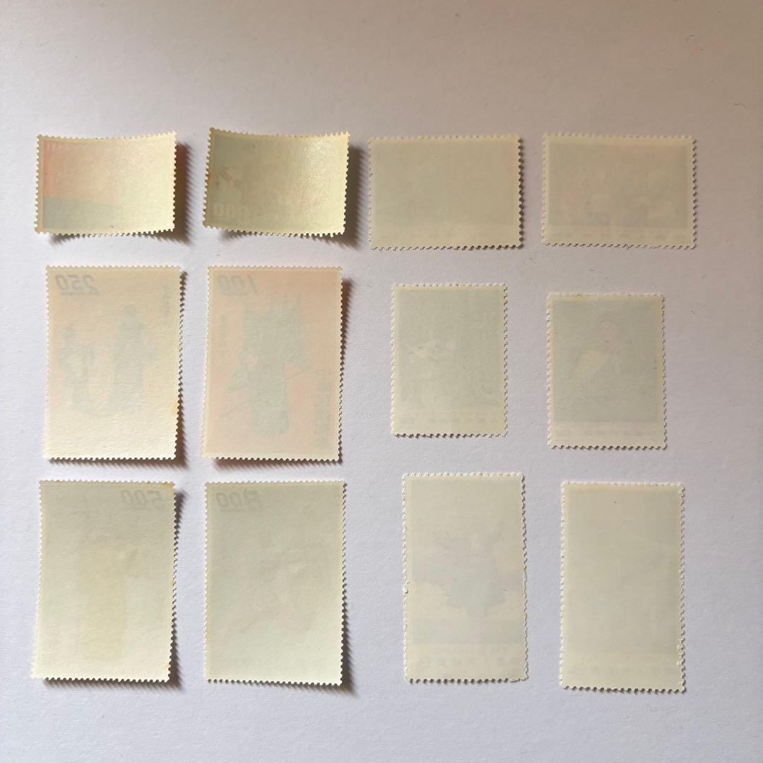 1970年 中国切手 現代京劇 智取威虎山 ６種+ 中華民国 EXPO’70