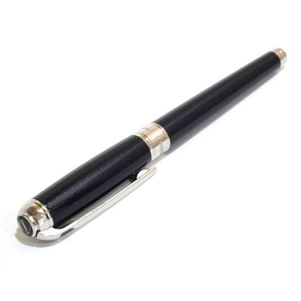 デュポン S.T.Dupont 410104M ギヨシェ ブルー 万年筆 (F)