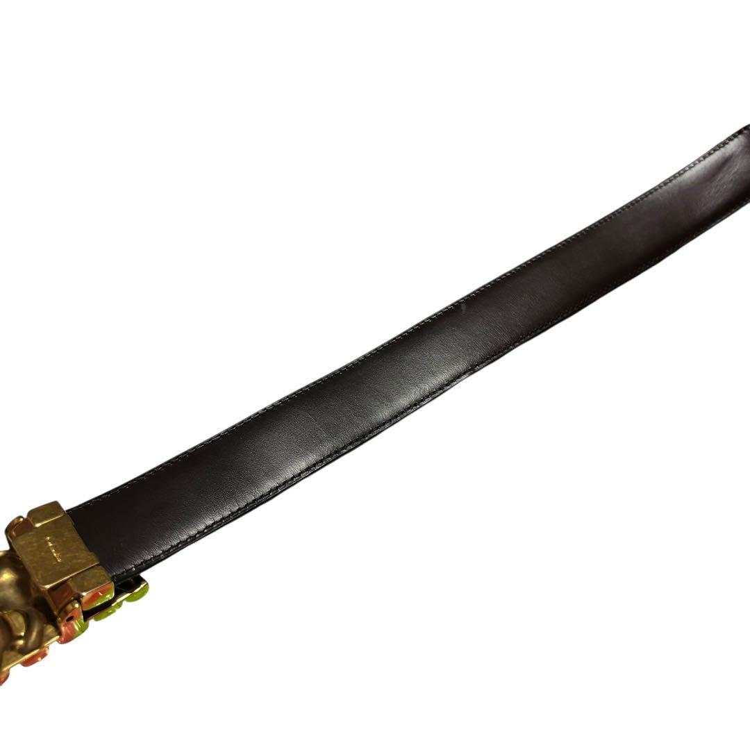 Cartier カルティエ 象 エレファント バックル ベルト ゴールド　レザー