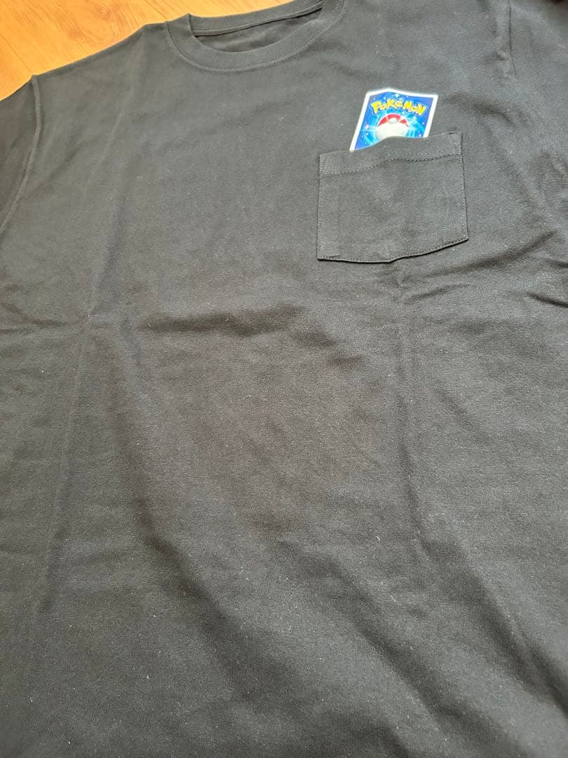 【抽選ポケポケTシャツ】ポケモン トレーディングカードゲーム Tシャツ 黒