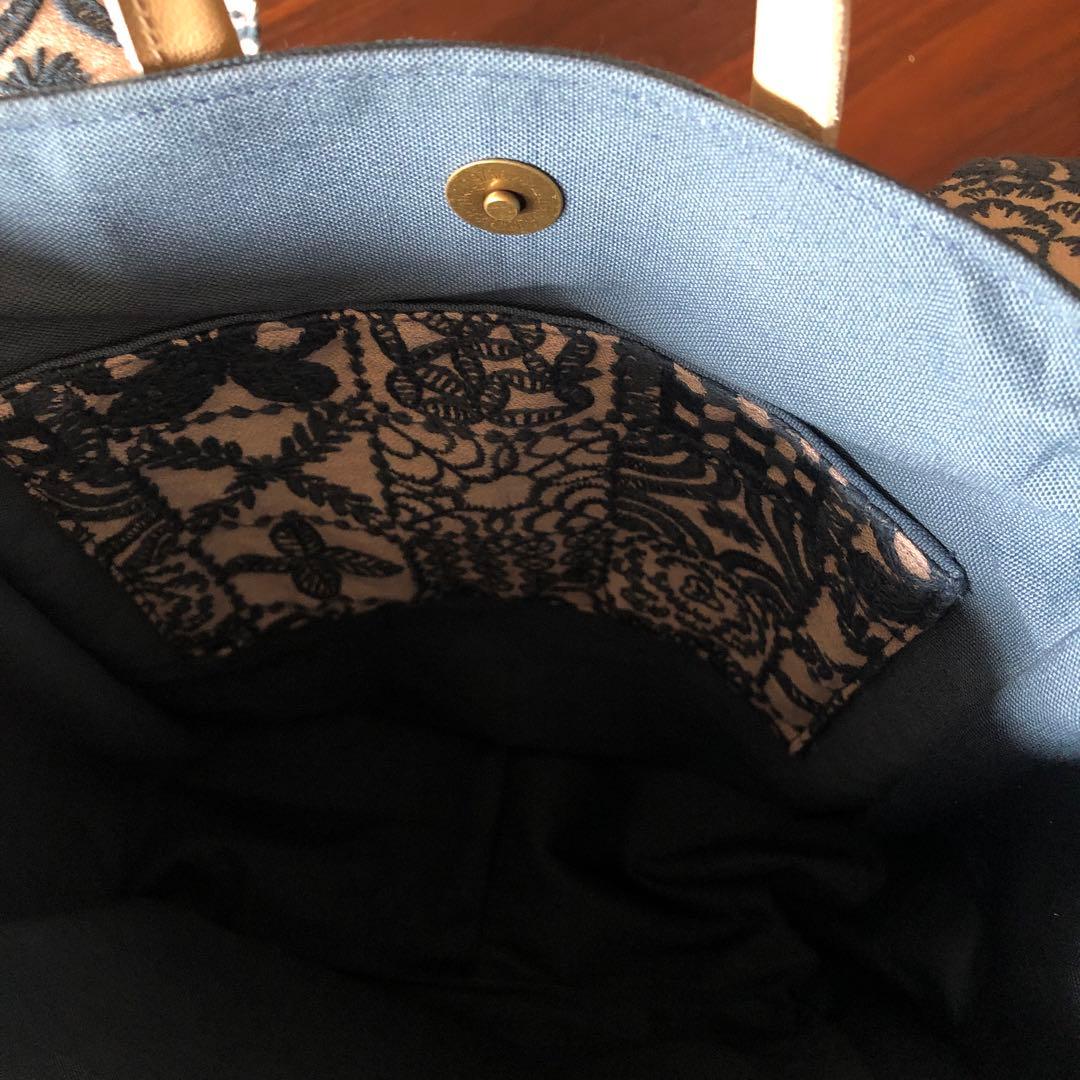 ハンドメイド トートバッグリュック forest tile