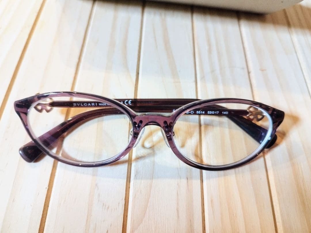 いちごっち　ＢVLGARI 眼鏡　度入り