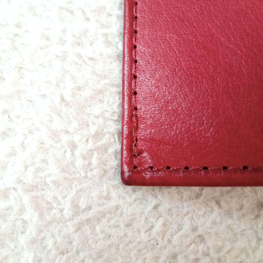 【オールドコーチ】COACH レザー パスポートケース 赤