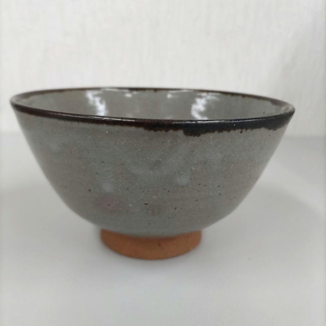 絵唐津　楽山窯　抹茶茶碗　D293