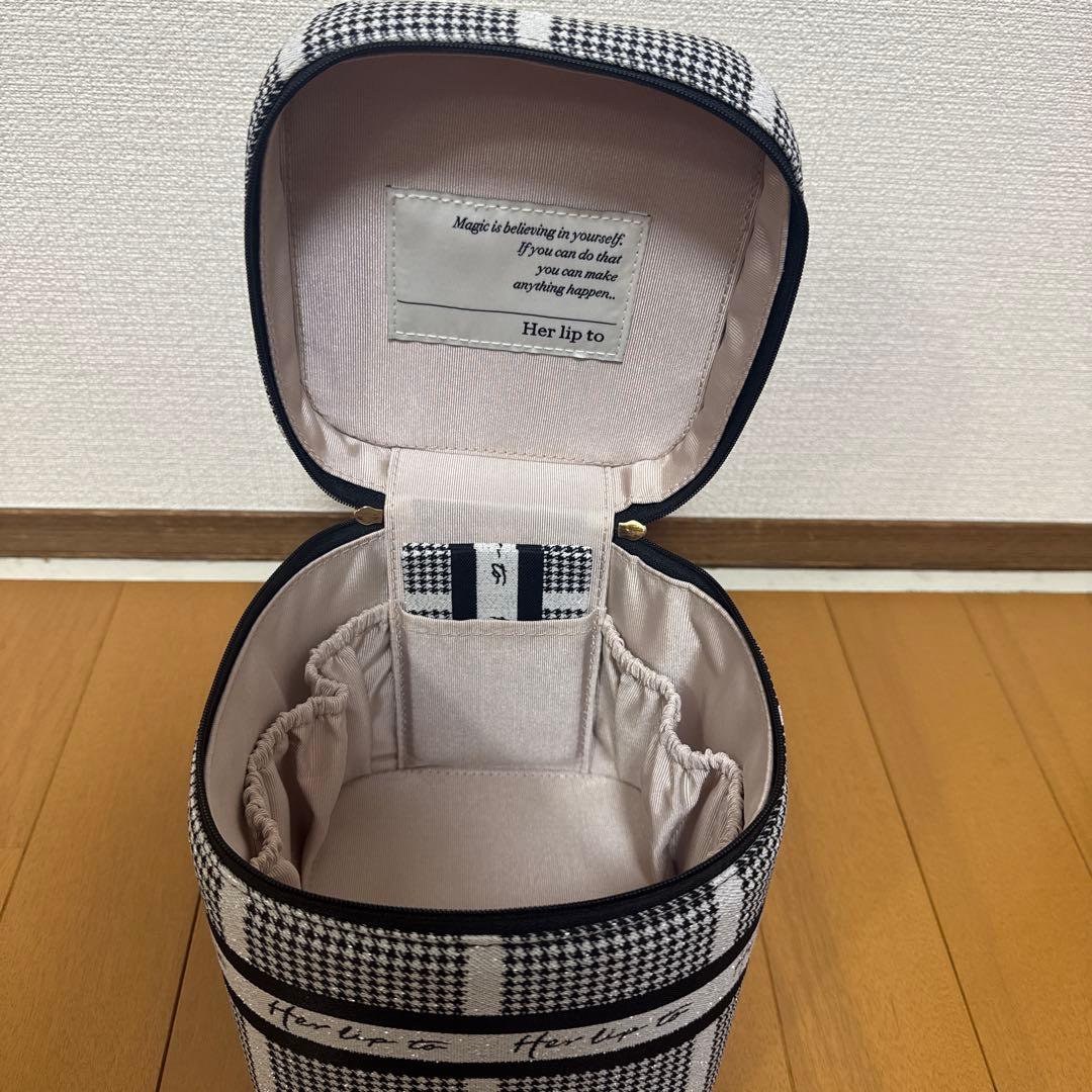 Herlipto Jacquard Vanity Bag HLT バニティバッグ