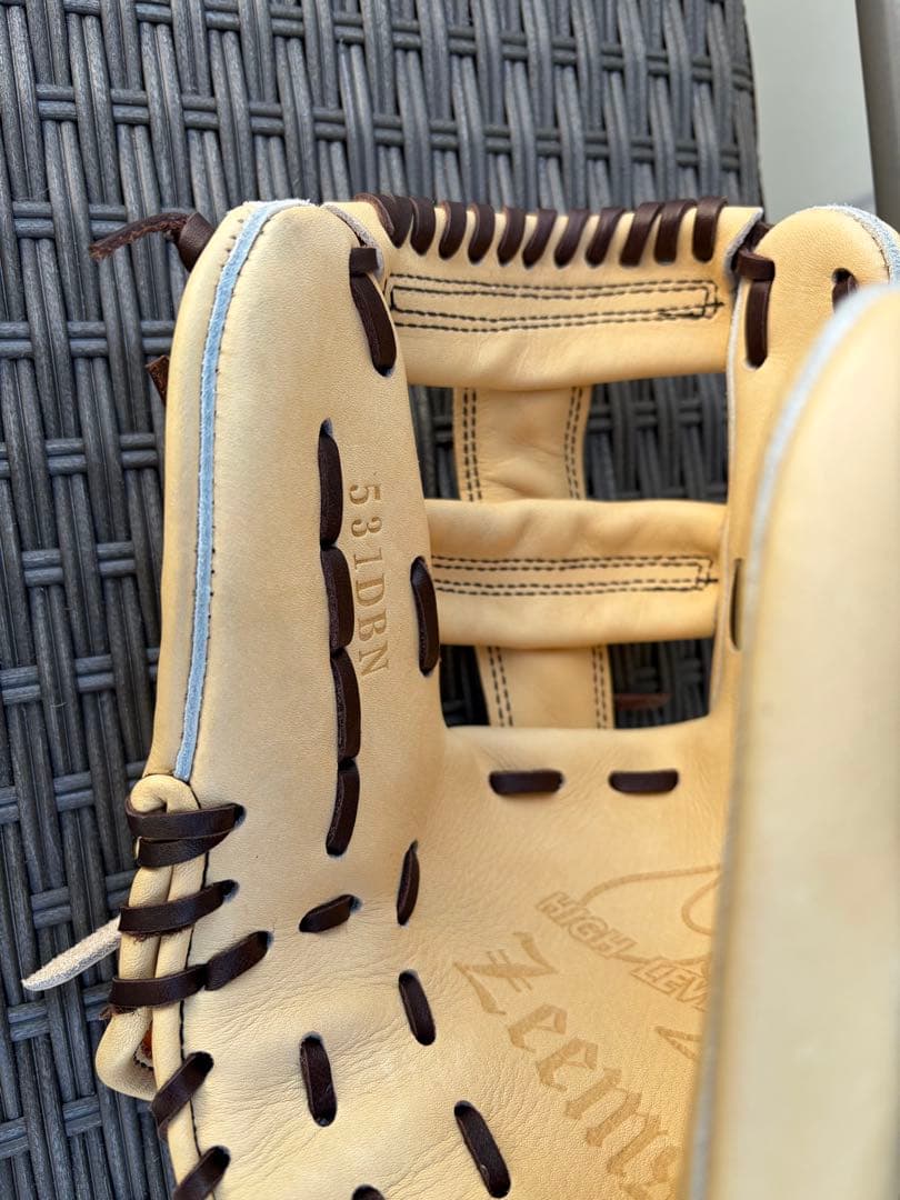 ジームス 軟式 グローブ 内野手用 三方親 メーカー湯もみ型付け済