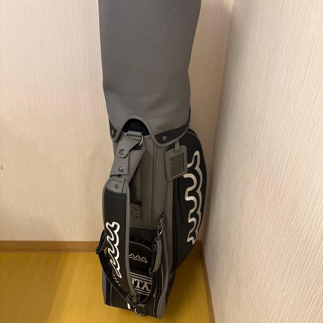 あこぎ　MUTA グレー キャディバッグ