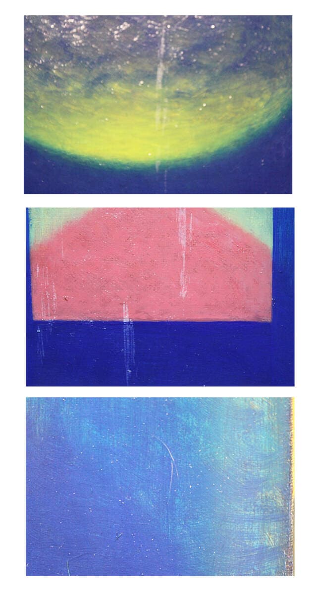 下浦康瑞【観念の小箱】 1974年 油彩 4号