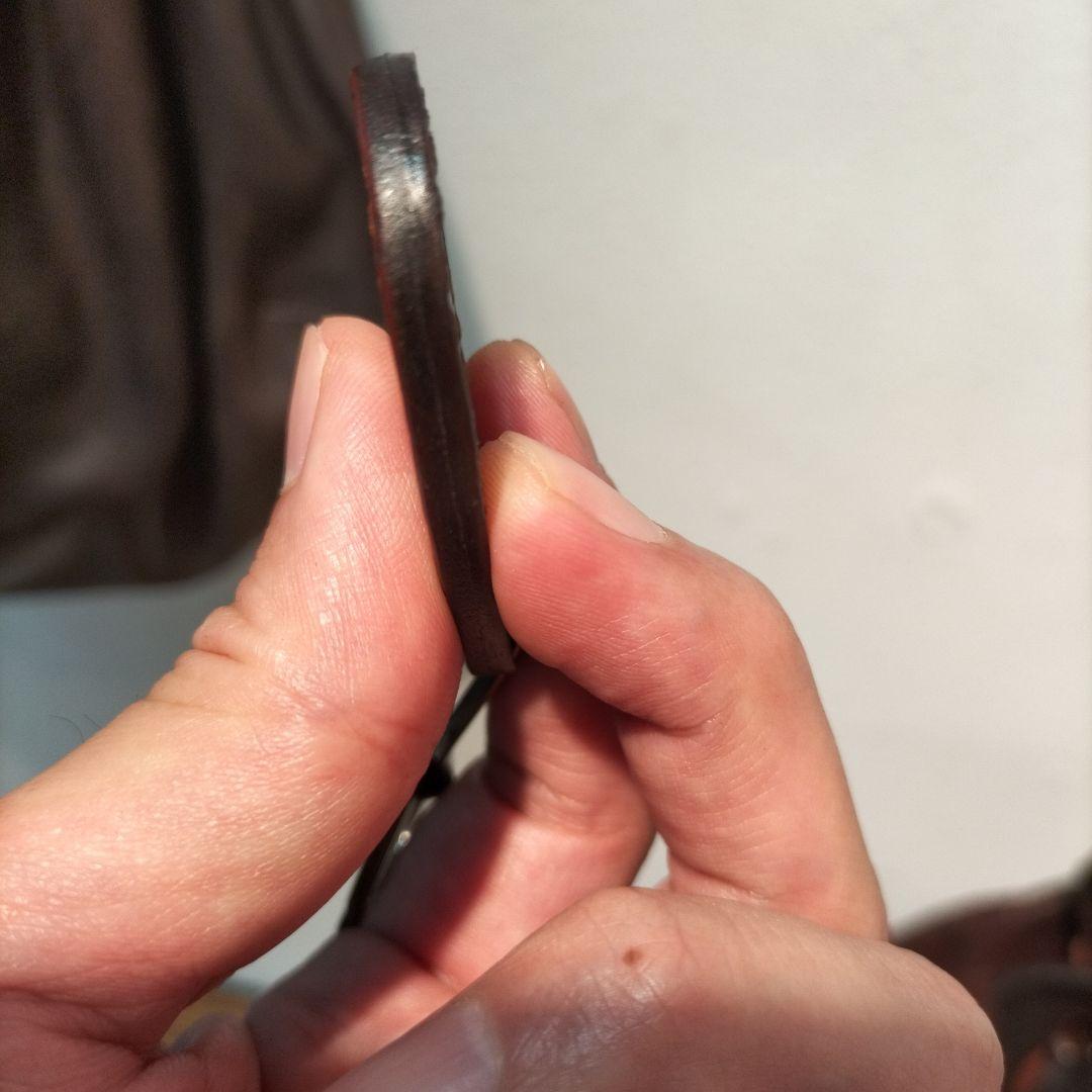 1786ロシアンカーフ　革タグナスカン2重リングD