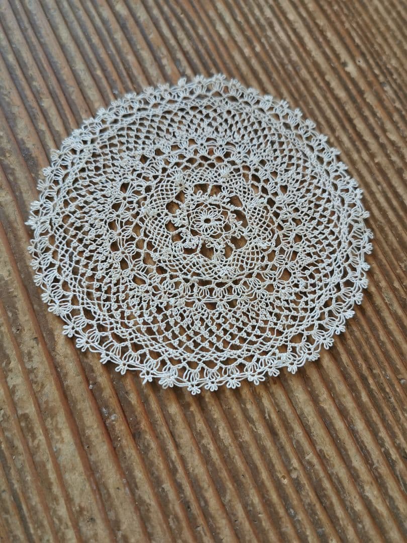 アンティーク アルメニア or タティングレース プチドイリー 花型/星型 細雪
