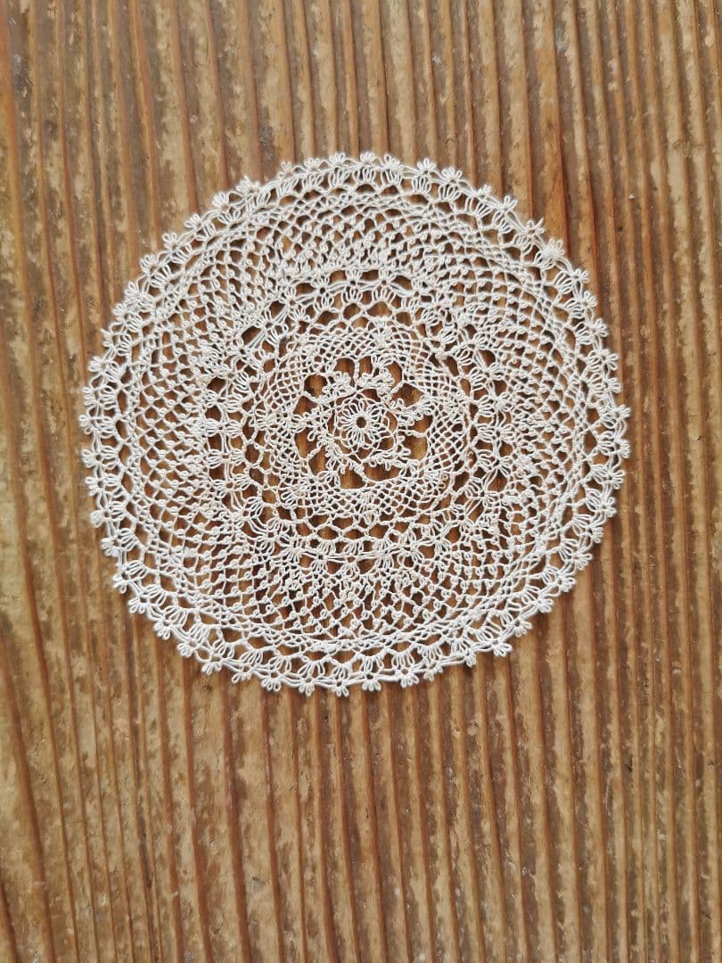 アンティーク アルメニア or タティングレース プチドイリー 花型/星型 細雪