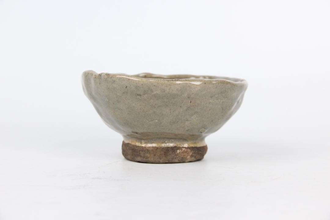 唐物 時代物 灰胎 白釉 茶碗 伝北方民窯 茶道具 中国古美術 FJ9-3