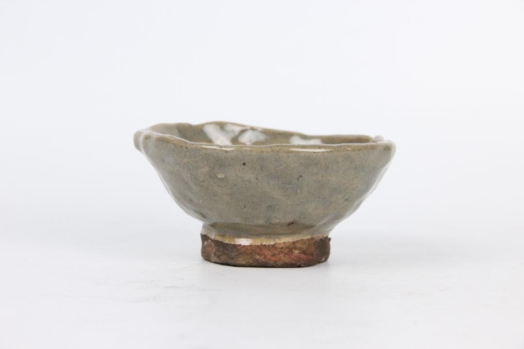 唐物 時代物 灰胎 白釉 茶碗 伝北方民窯 茶道具 中国古美術 FJ9-3