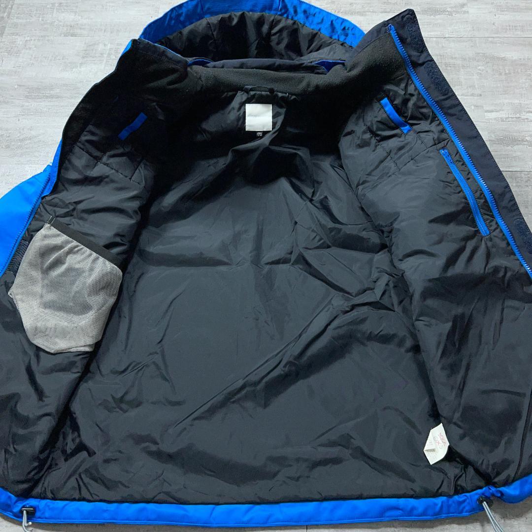 スウェーデン代表モデル★ GOLDWIN サイドフルオープン スキーウェア 青