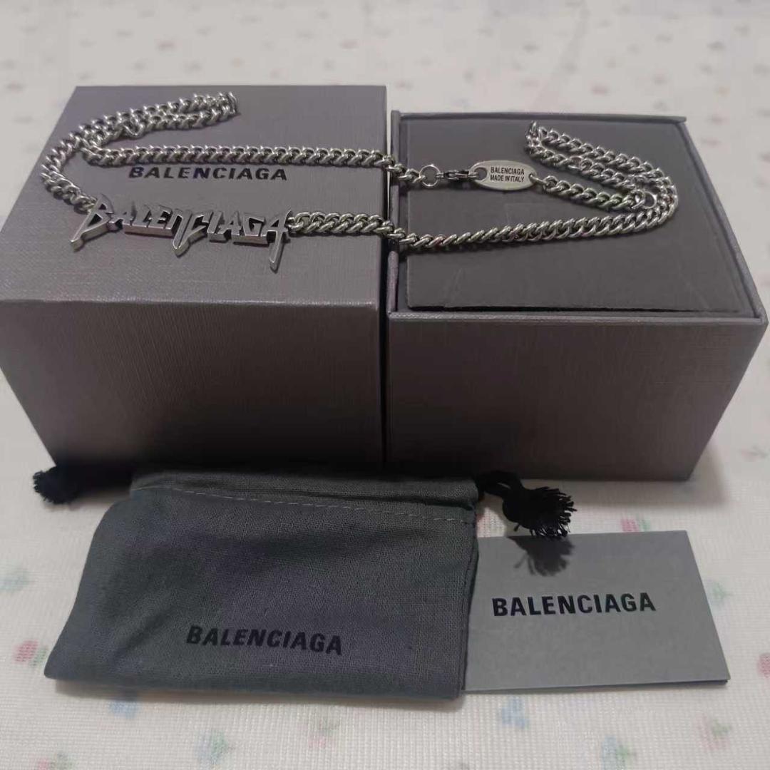 BALENCIAGA バレンシアガ チェーンネックレス メタル