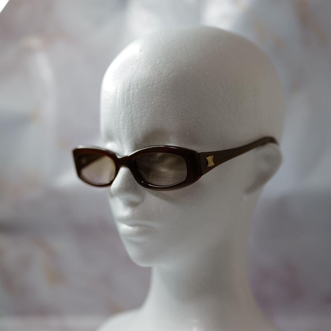 celine セリーヌ マカダム ロゴ Y2K アンティーク サングラス ケース