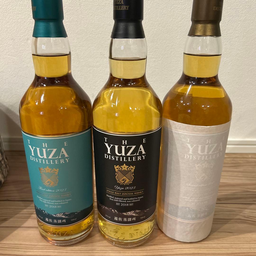 Yuza Distillery シングルモルトウイスキー 3本セット&ミニボトル