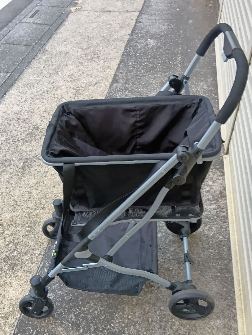 EcoCa 　エコカ　折りたたみ式ショッピングカート ブラック