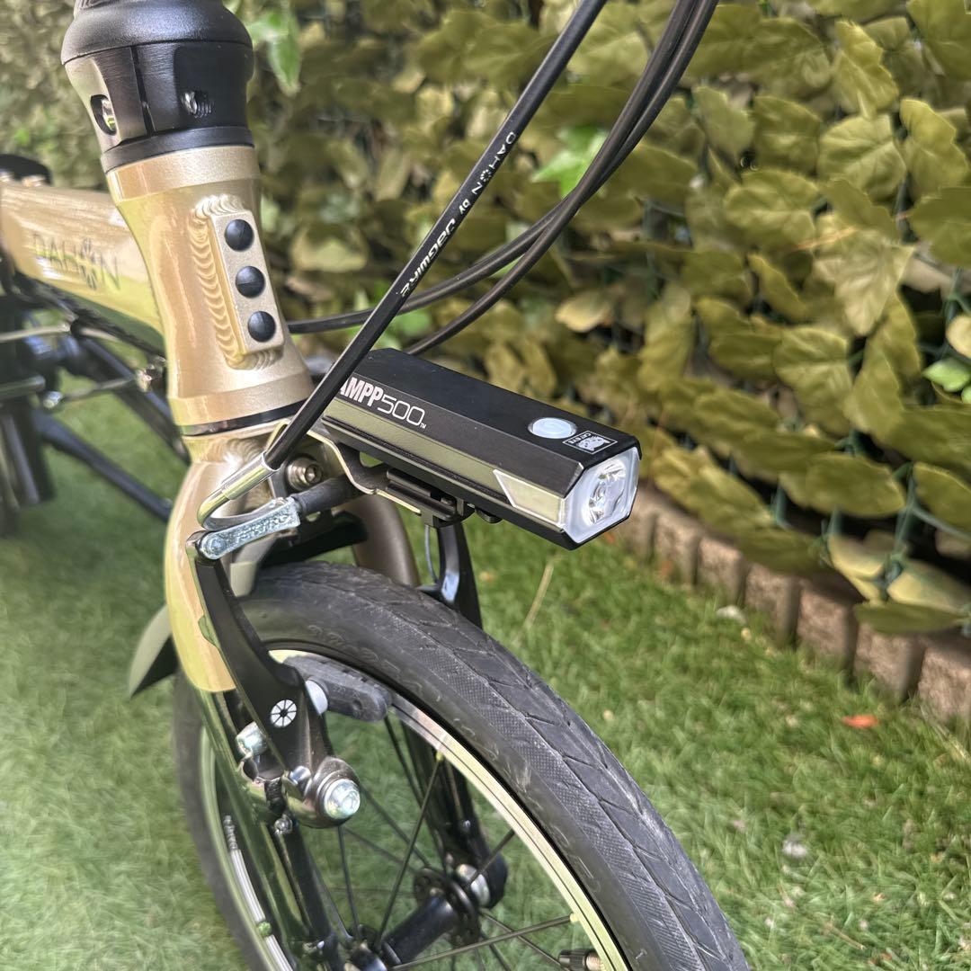 【美品】【泥除け、スタンド、ライト、輪行バック（新品）セット】DAHON K3