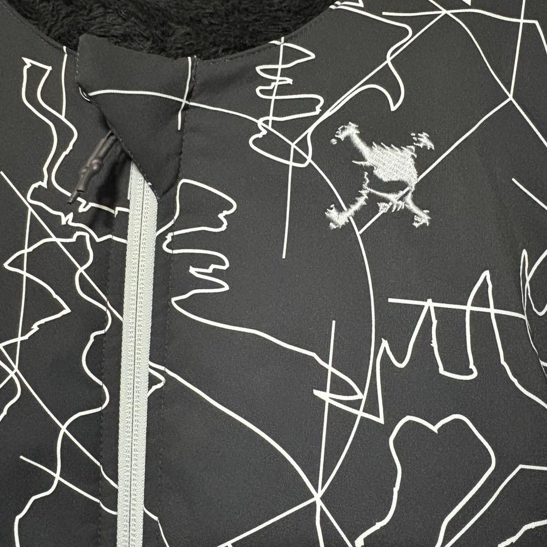 オークリー ゴルフ 長袖 メンズ スカル リバーシブル ウィンド ジャケット