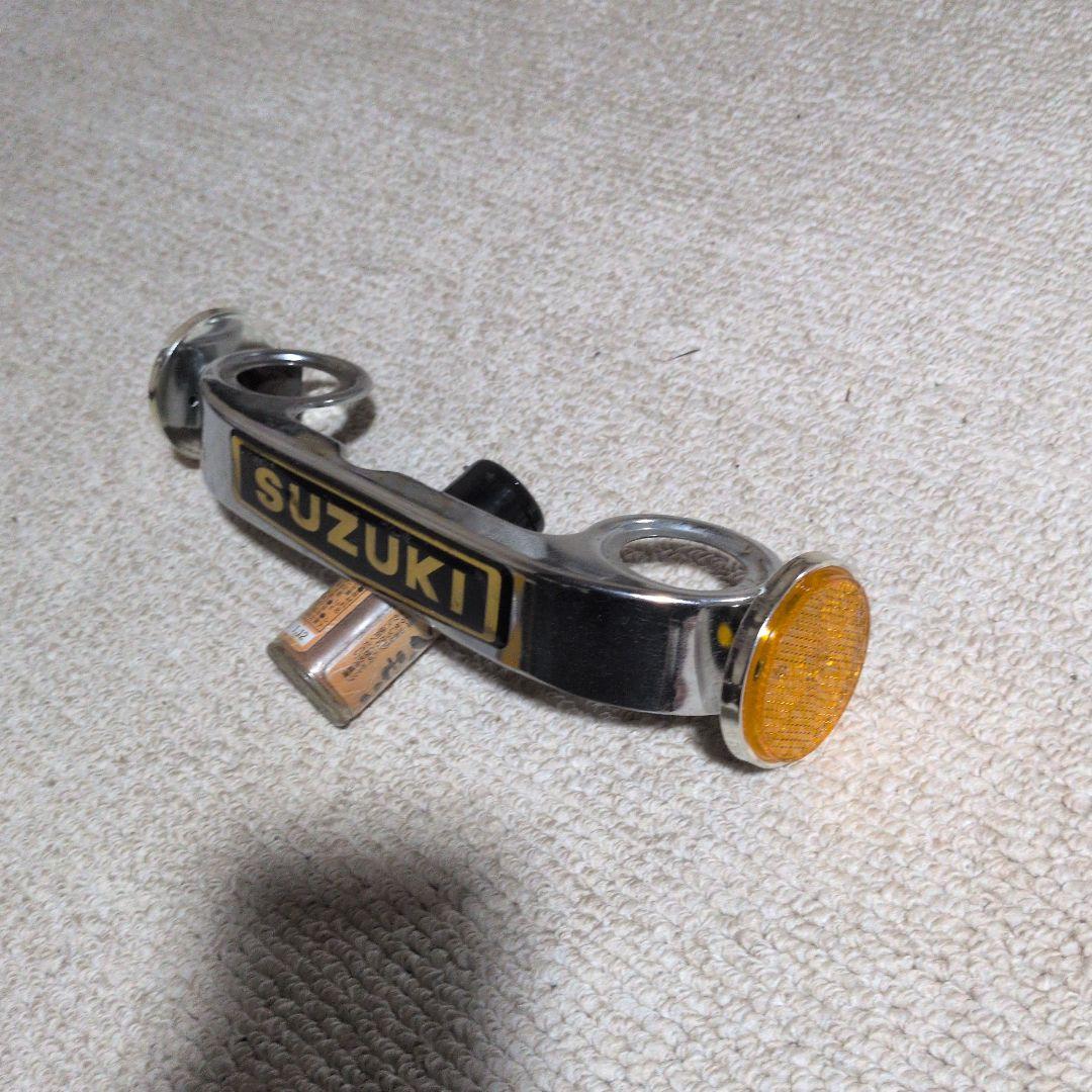 gs400　ステムカバー　エンブレム　SUZUKI