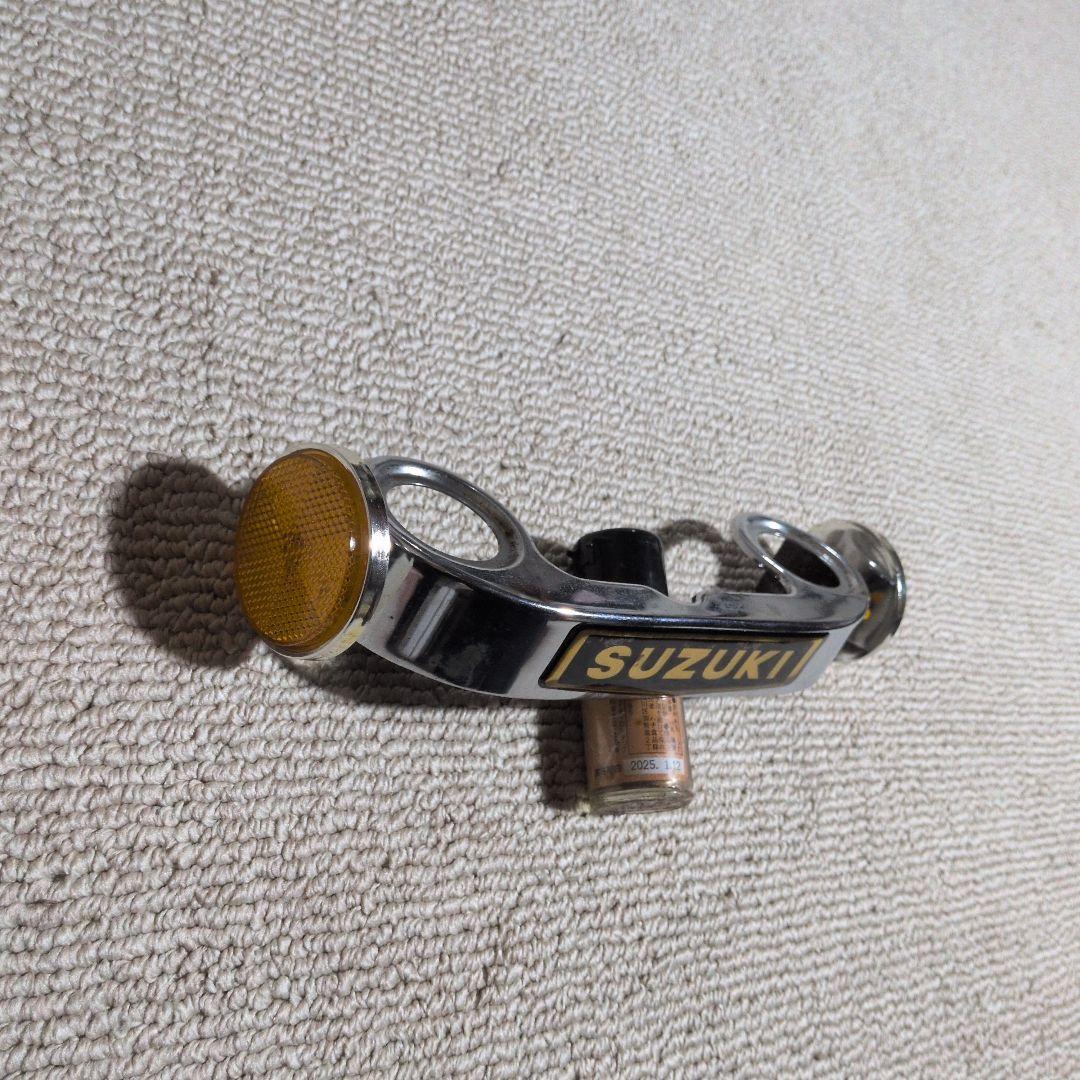 gs400　ステムカバー　エンブレム　SUZUKI