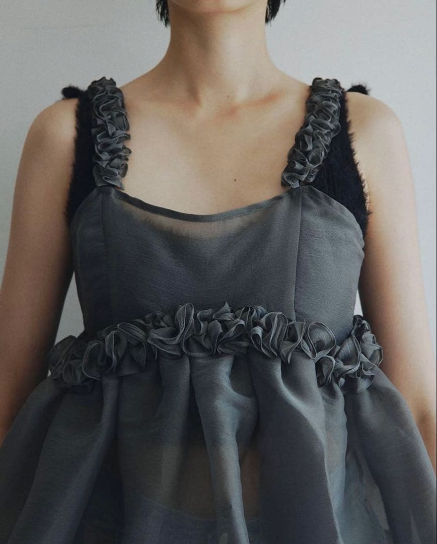 トップス Bibiy CHLOEPEPURAMUBUSTIER