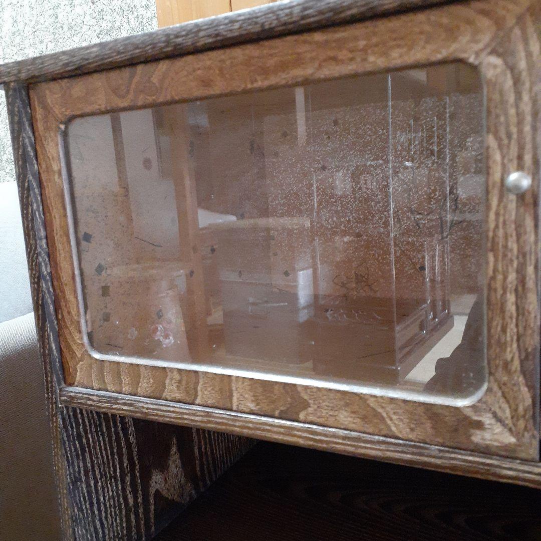 【昭和レトロ】茶棚 茶箪笥 飾り棚 アンティーク 古民家 長期保管品