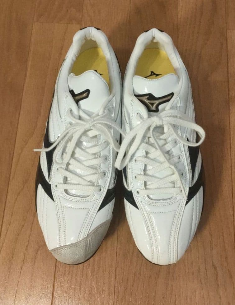 MIZUNO ミズノ グローバルエリート 野球 スパイク 26.5cm ホワイト