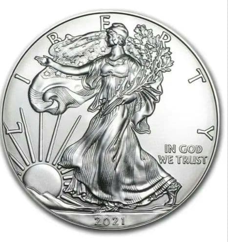 2021 アメリカンイーグル 銀貨 5枚セット