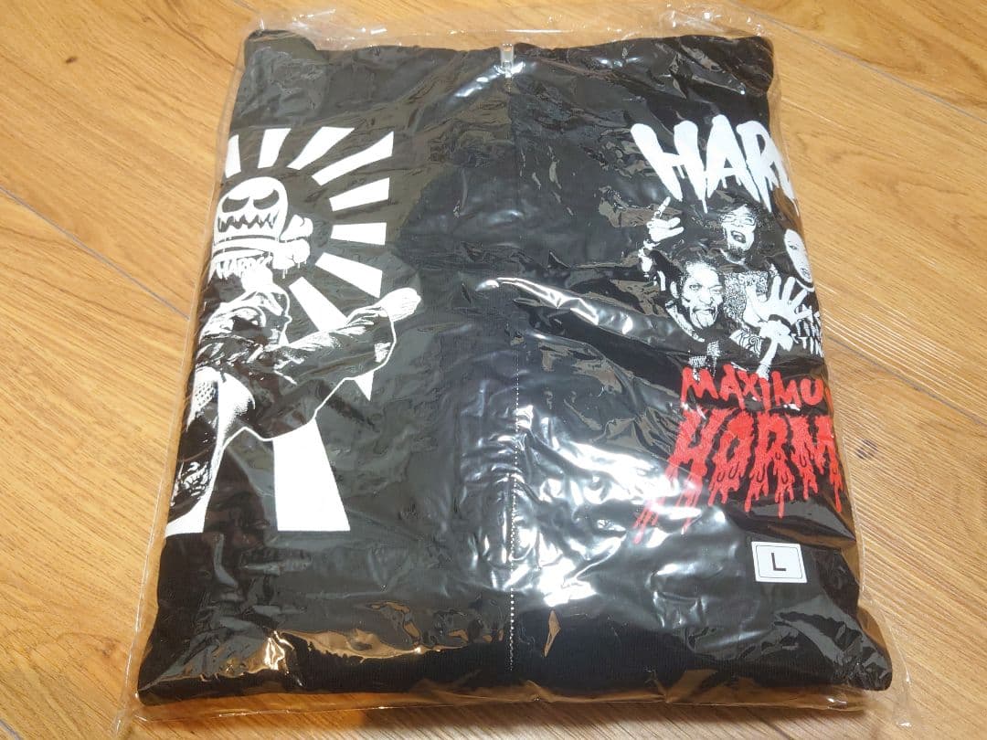 新品未使用 マキシマム ザ ホルモン ヘドバン大虐殺パーカー Lサイズ