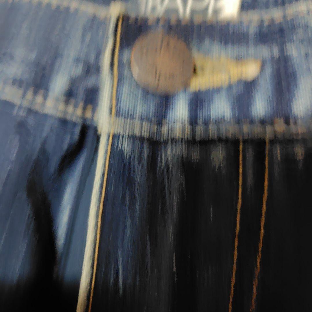 アベイシングエイプフロントBape ロゴ ストレートデニム インディゴブルー