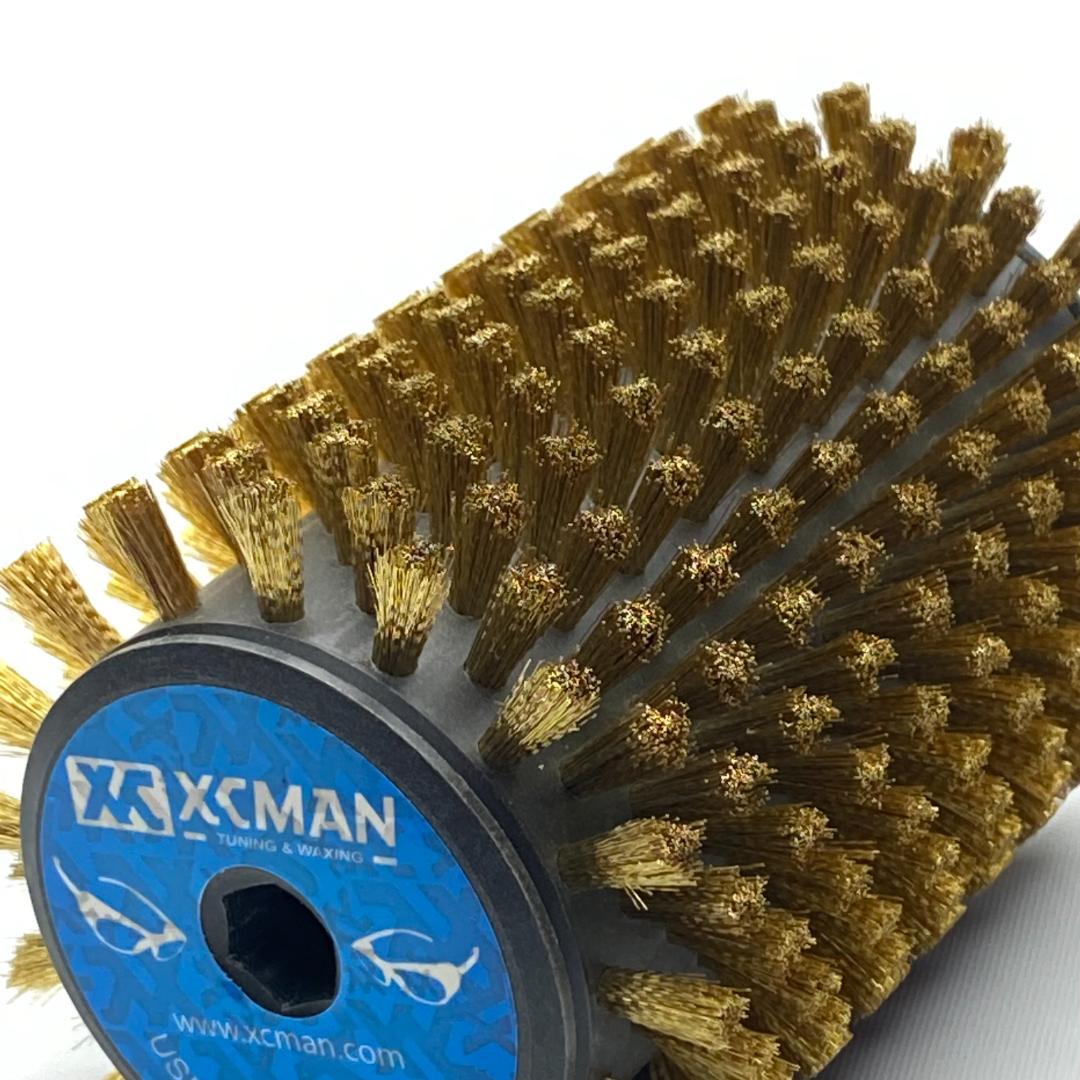 ロトブラシ３点（馬毛、ブロンズ、ナイロン）＋ハンドル、キャリーバッグ付