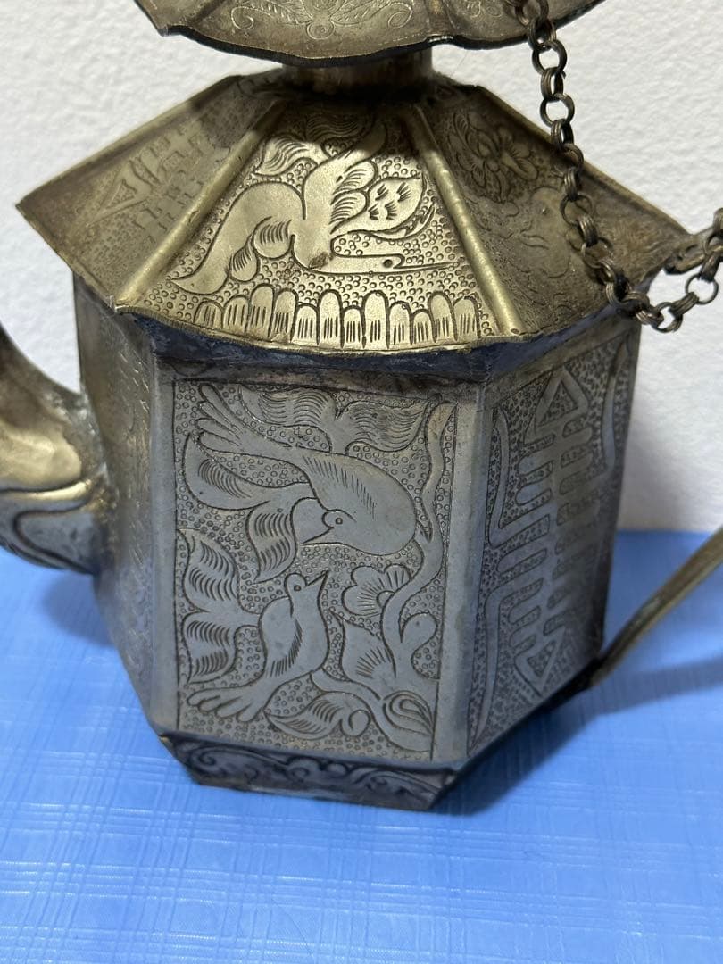 中国清時代 金属製水注