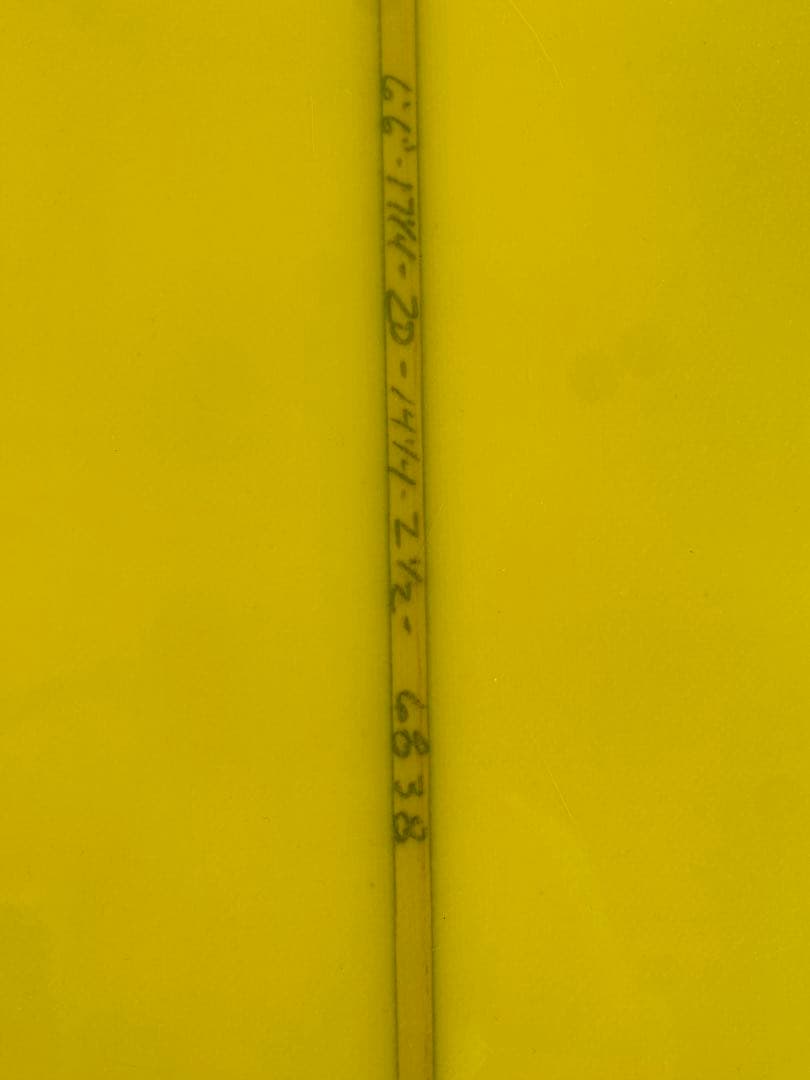 スモールフィッシュ ファンボード 6'6\" 黄色 シングルフィン