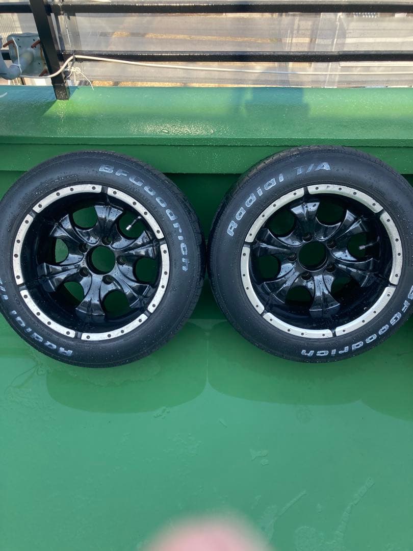 VAT69さん専用 10Jアルミホイール、BFグッドリッチタイヤ付4本セット