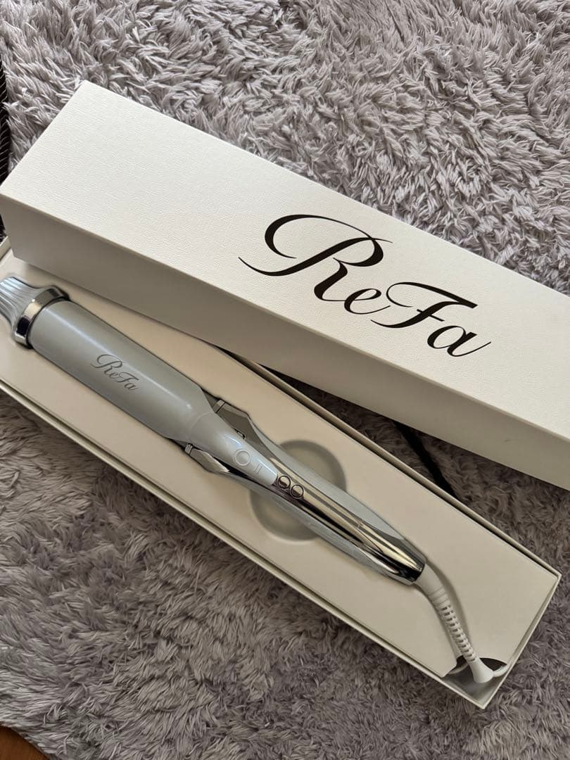超美品☆☆☆ReFa カールヘアアイロン シルバーホワイト