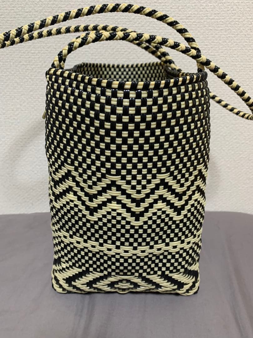 Letra レトラ　メルカドバッグ　バケット　WOVEN ロングハンドル