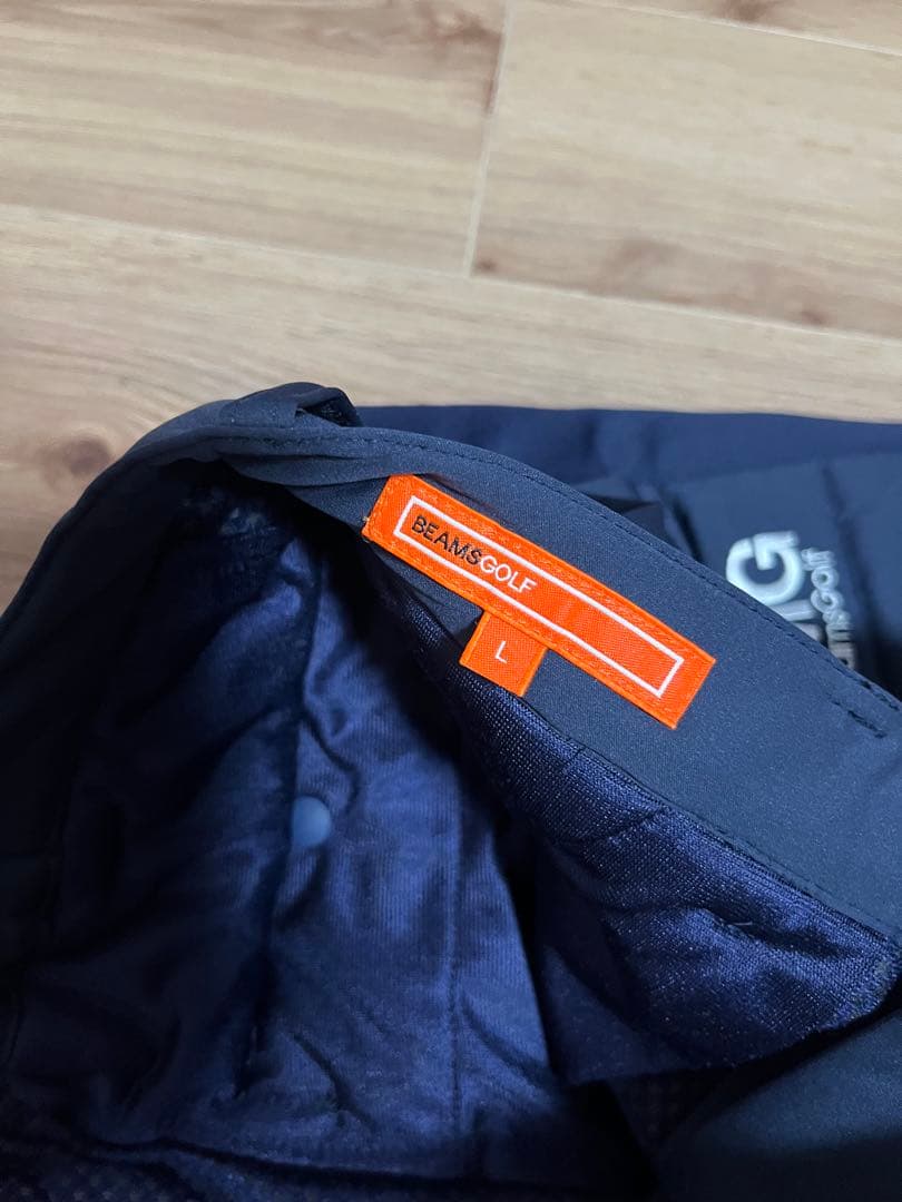 試着のみ　ビームスゴルフBEAMSGOLF　ダウンパンツ　ネイビー　L