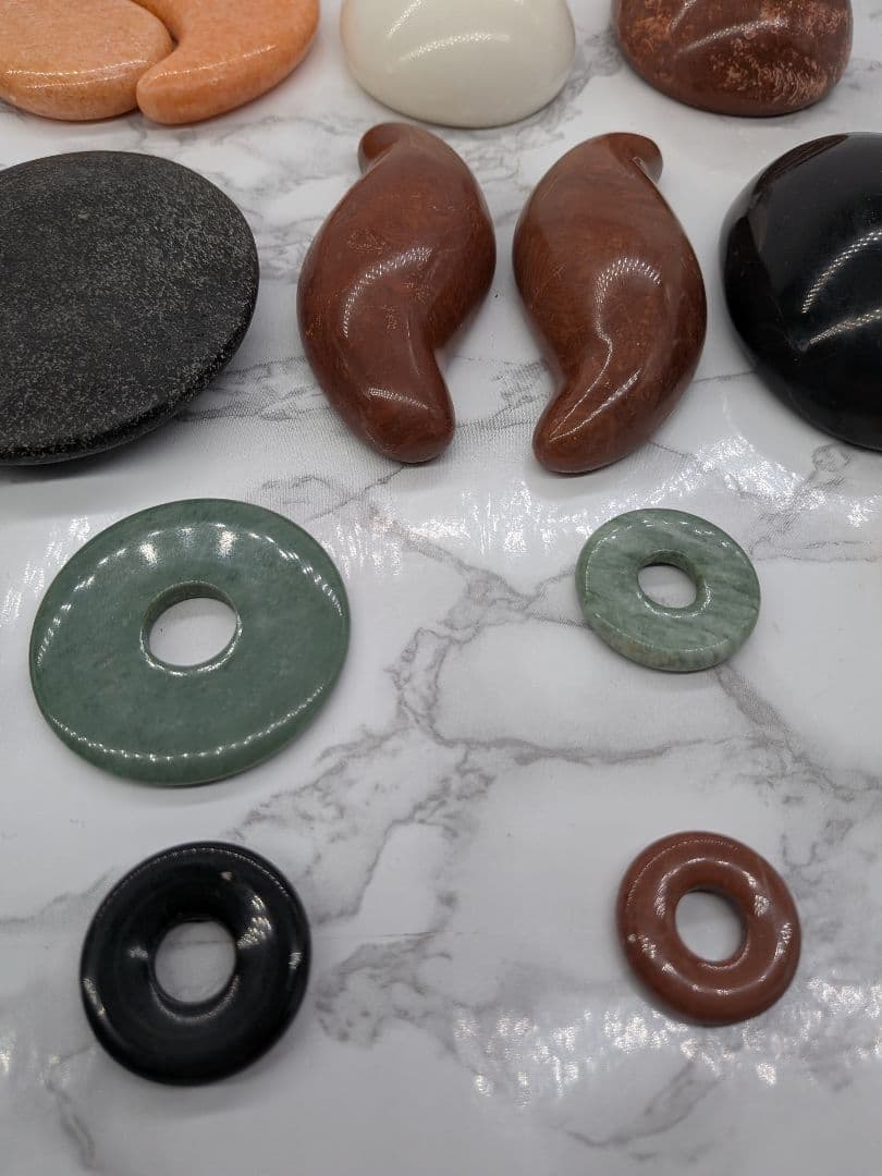 リラクゼーショングッズ天然 石のセット　ホットストーン　高級セット　エステ