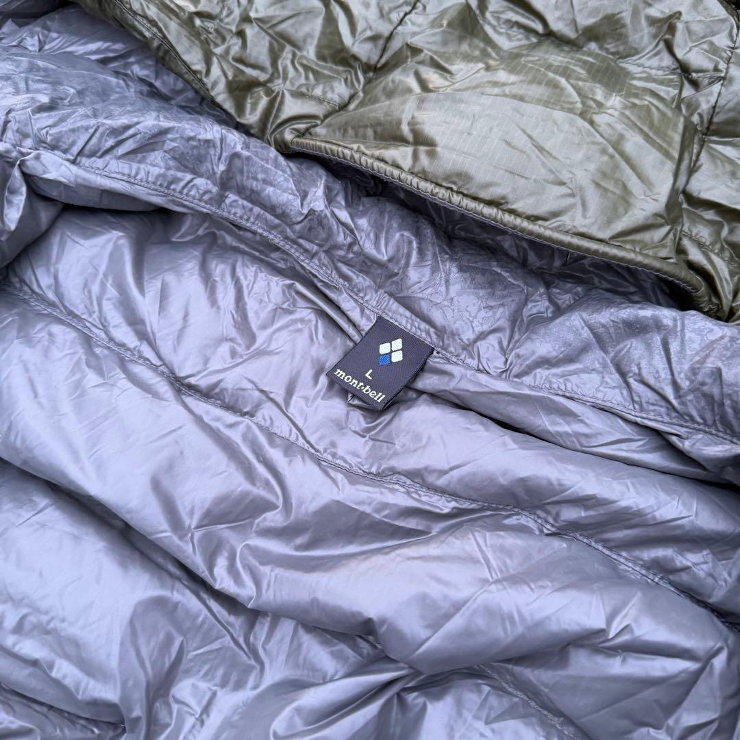 【ほぼ未使用✨】超軽量❗️montbell アルパインダウンパーカ グリーン　L