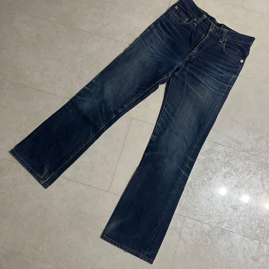 90s リーバイス 517 フレアジーンズ デニム 裏555 USA BIG E