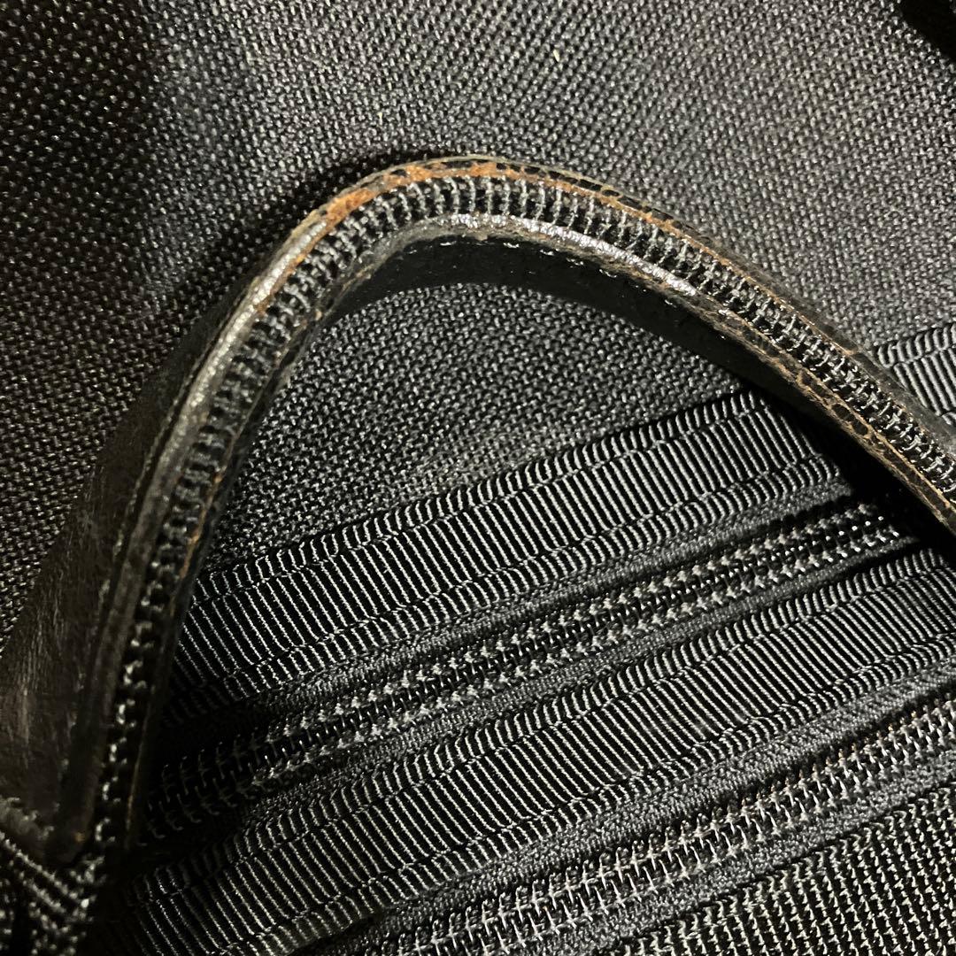 PORTERガーメントケースブラックナイロン製