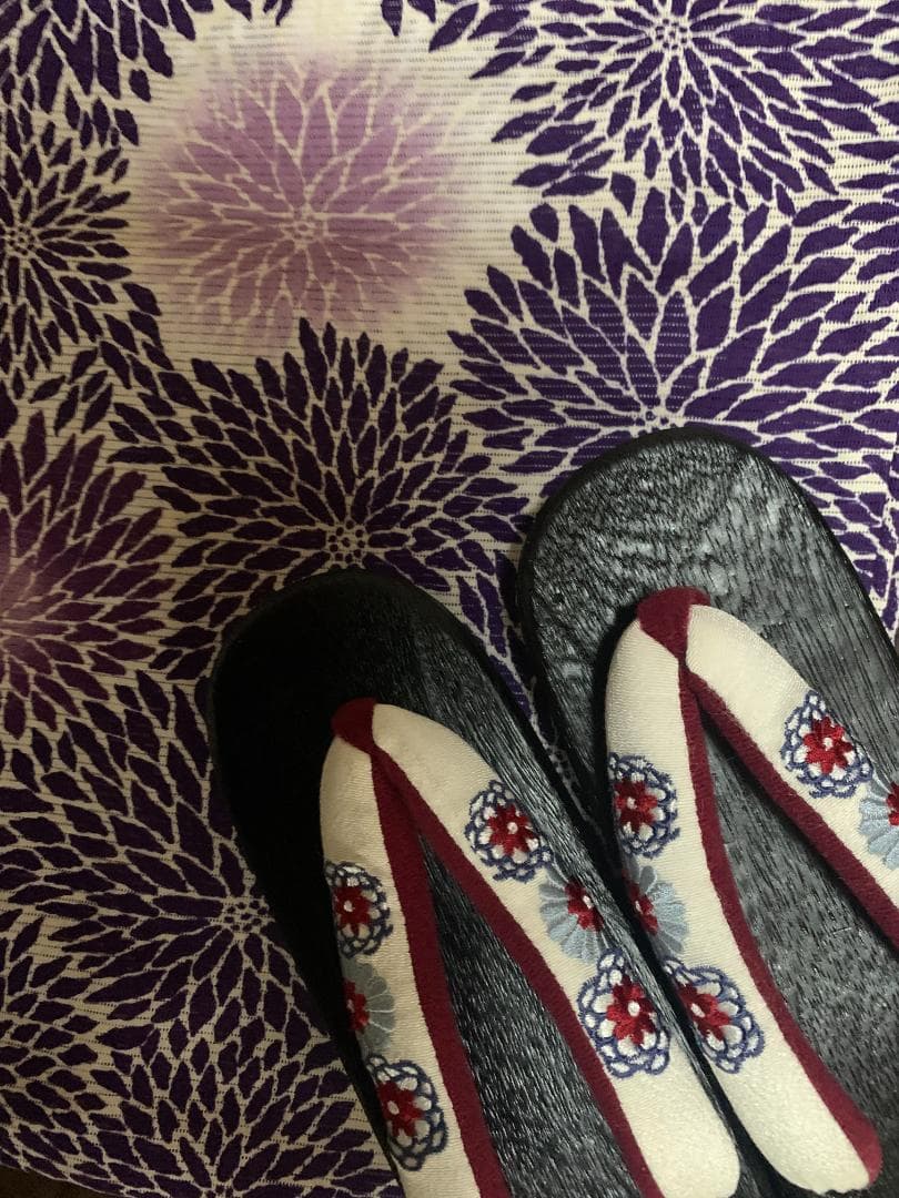 ◆最高級【綿絽浴衣】古典紫の狢菊涼ゆかた◆着物としても着用可◆新品未使用