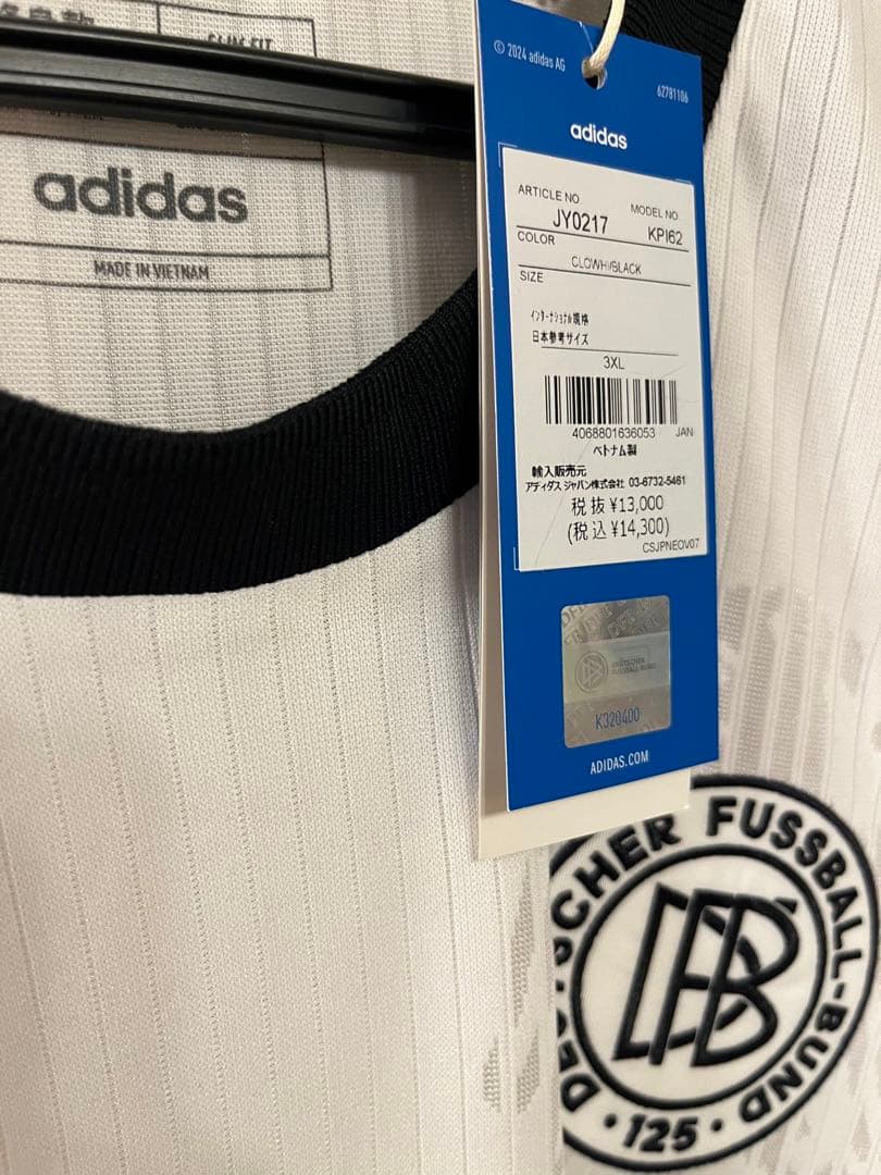 【新品未使用】ドイツ代表 アニバーサリー 長袖ユニフォーム 3XL