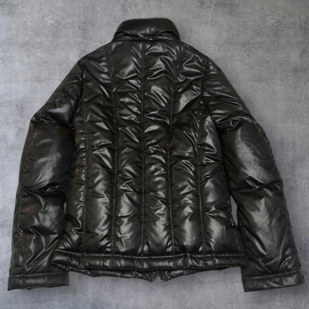 00s FUGA ダウンジャケット 光沢 y2k お兄系 平成ギャル グランジ