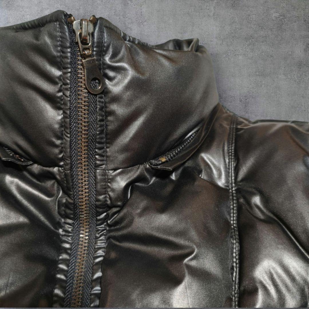 00s FUGA ダウンジャケット 光沢 y2k お兄系 平成ギャル グランジ