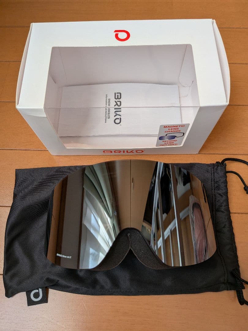 BRIKO マグネット交換式ゴーグル ミラー